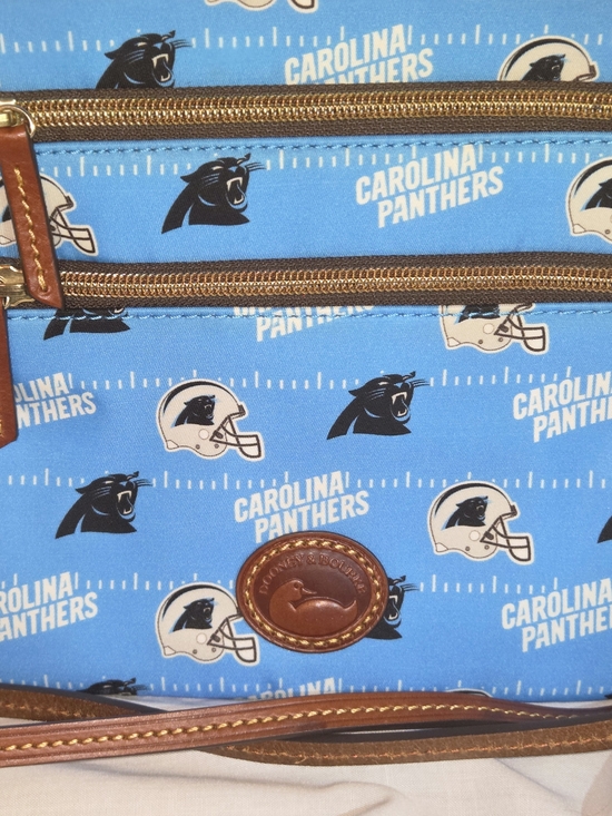 Dooney & Bourke Carolina Panthers Blue Crossbody Bag - Picture 3 of 11